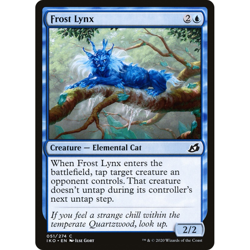 Frost Lynx (IKO-051) - Ikoria: Lair of Behemoths Foil