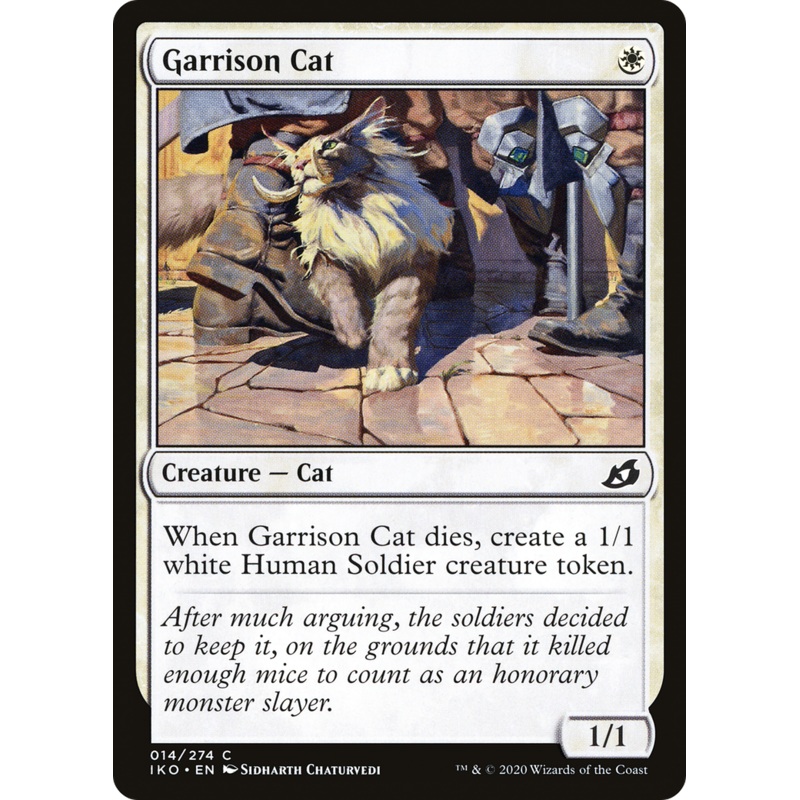 Garrison Cat (IKO-014) - Ikoria: Lair of Behemoths Foil