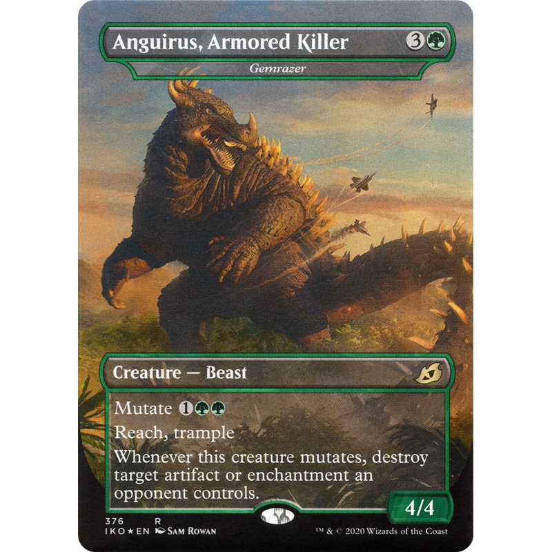 Gemrazer (IKO-376) - Ikoria: Lair of Behemoths / Anguirus, Armored Killer (Borderless)