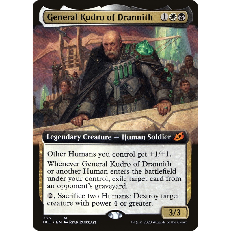 General Kudro of Drannith (IKO-335) - Ikoria: Lair of Behemoths: (Extended Art) Foil