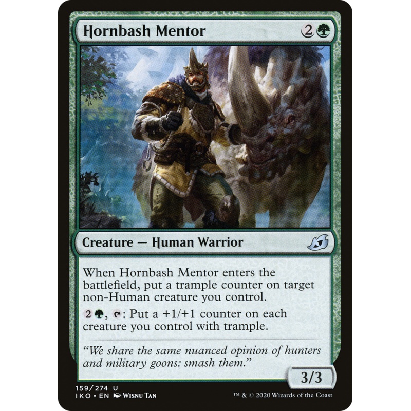 Hornbash Mentor (IKO-159) - Ikoria: Lair of Behemoths