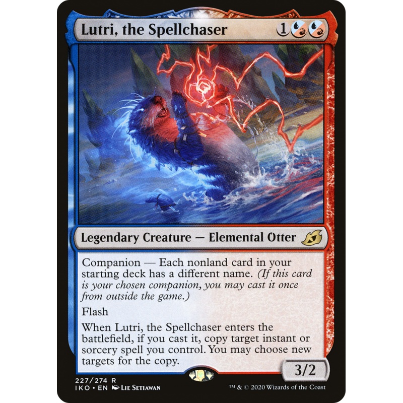 Lutri, the Spellchaser (IKO-227) - Ikoria: Lair of Behemoths: (companion) Foil
