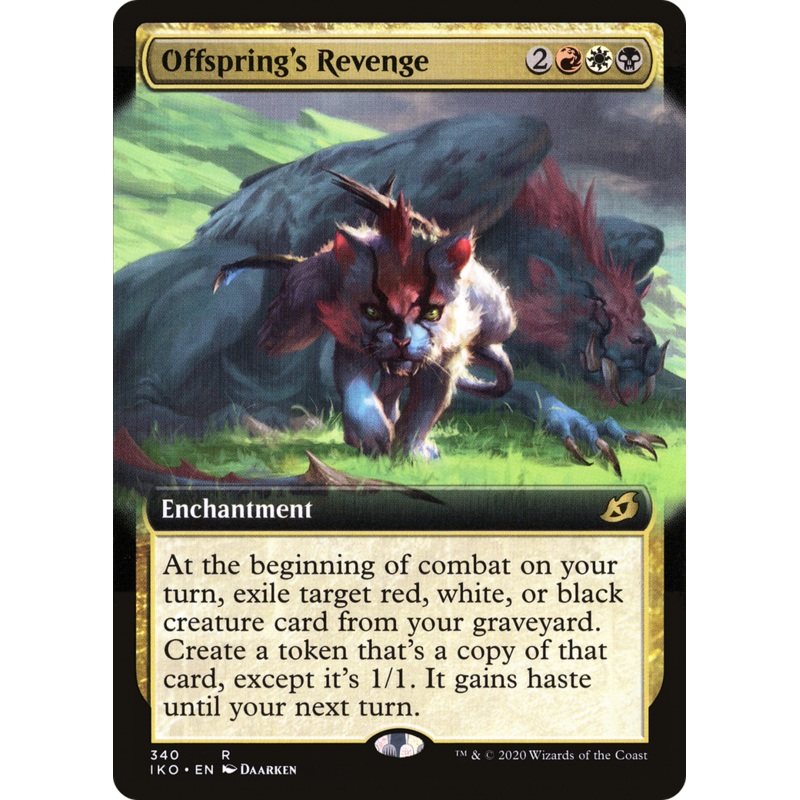 Offspring's Revenge (IKO-340) - Ikoria: Lair of Behemoths: (Extended Art) Foil