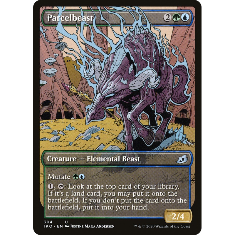 Parcelbeast (IKO-304) - Ikoria: Lair of Behemoths: (Showcase) Foil