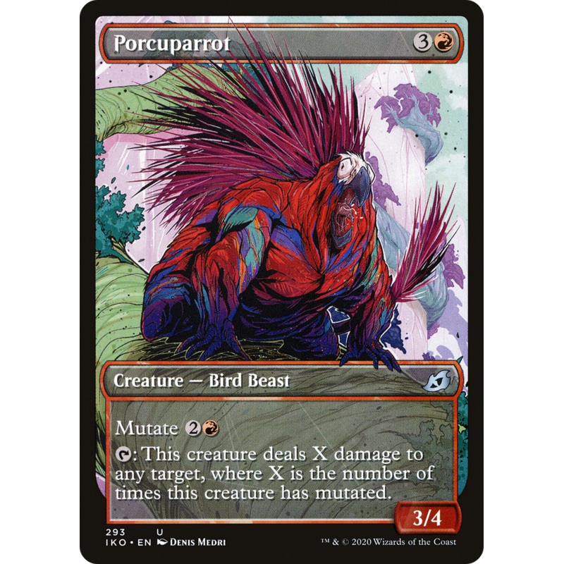 Porcuparrot (IKO-293) - Ikoria: Lair of Behemoths: (Showcase)