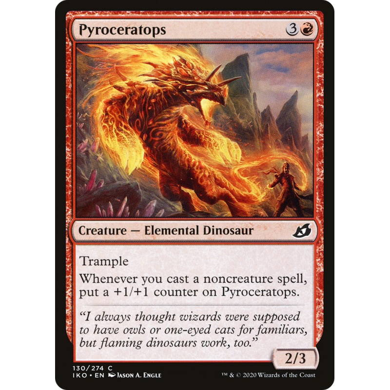 Pyroceratops (IKO-130) - Ikoria: Lair of Behemoths Foil