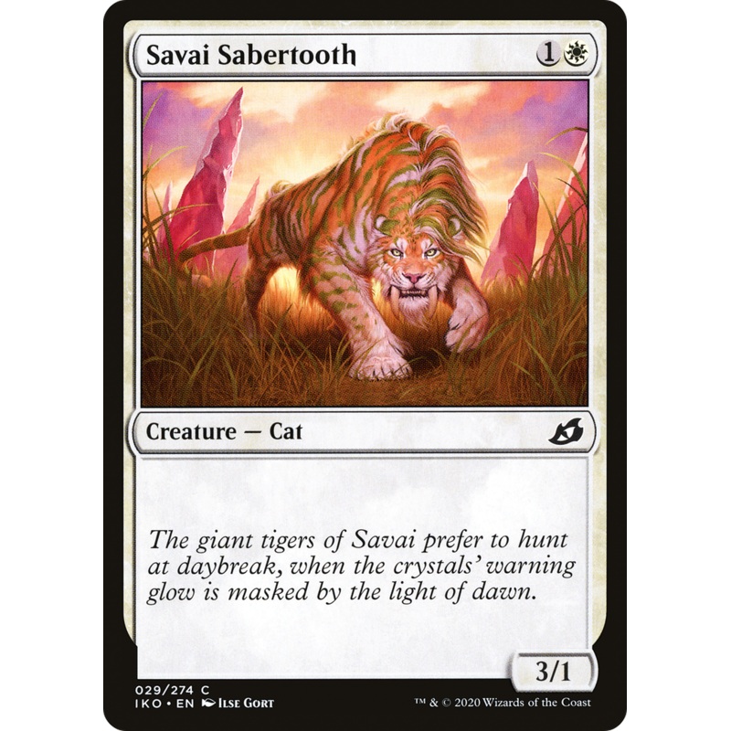 Savai Sabertooth (IKO-029) - Ikoria: Lair of Behemoths
