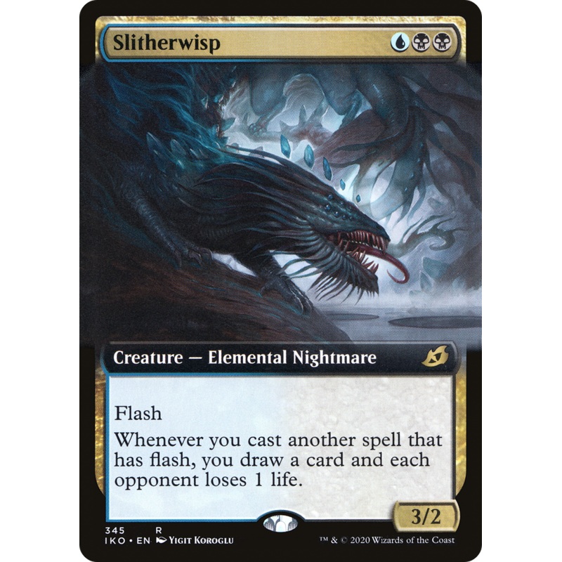 Slitherwisp (IKO-345) - Ikoria: Lair of Behemoths: (Extended Art)