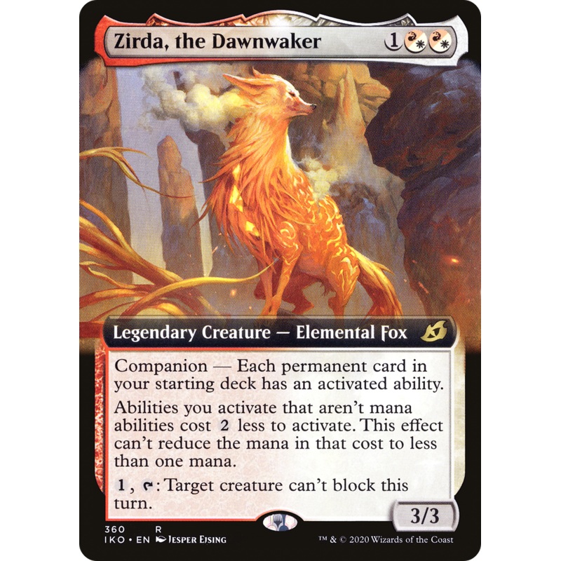 Zirda, the Dawnwaker (IKO-360) - Ikoria: Lair of Behemoths: (companion, Extended Art)