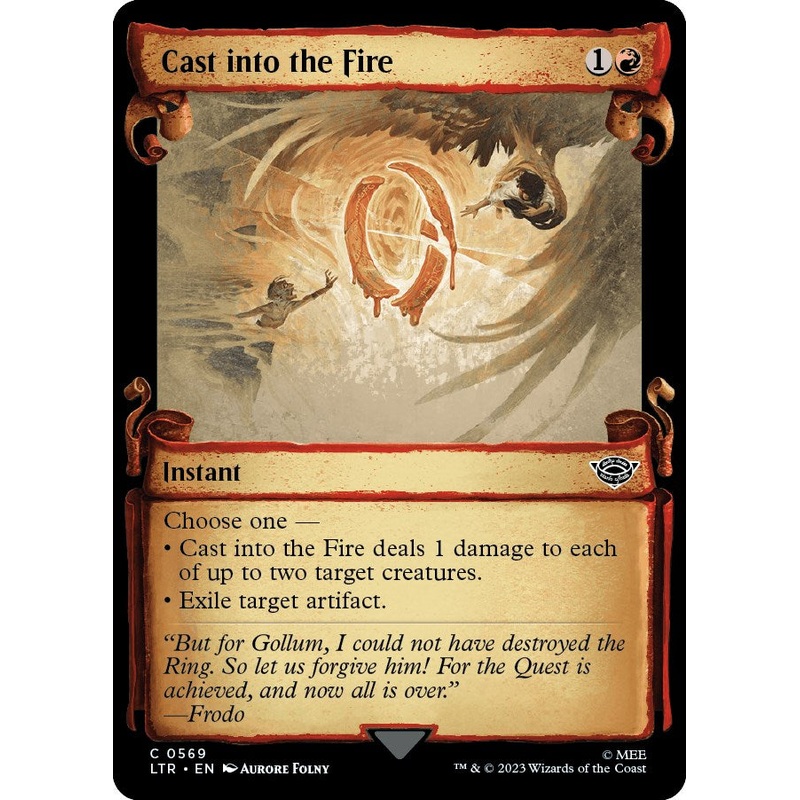 Cast into the Fire (Showcase Scrolls) [LTR - 569]