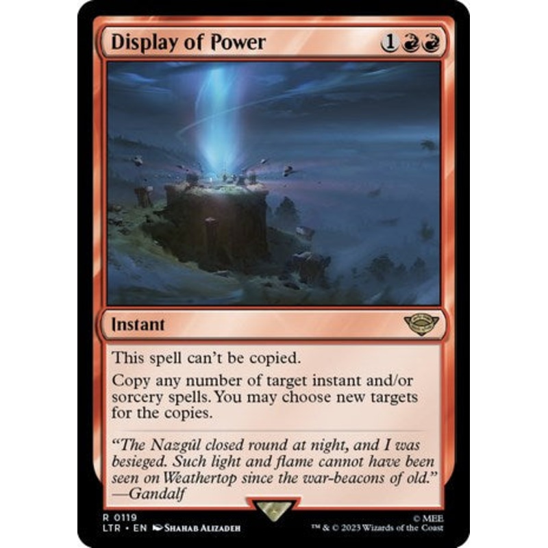 Display of Power [LTR - 119]