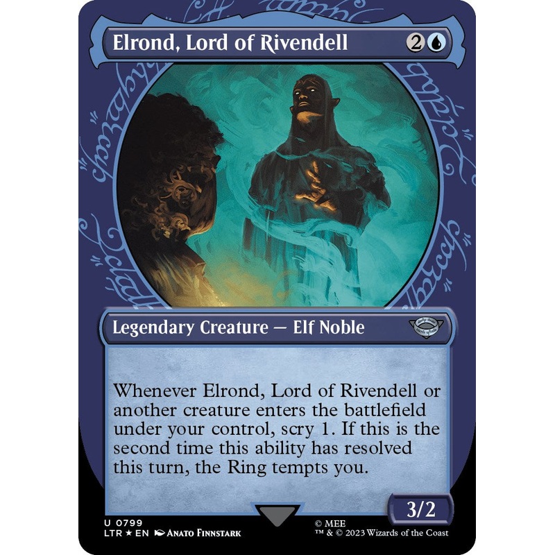 Elrond, Lord of Rivendell (Showcase) (Surge Foil) [LTR - 799]