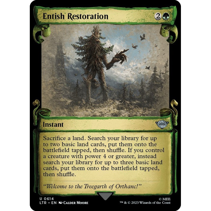 Entish Restoration (Showcase Scrolls) [LTR - 614]
