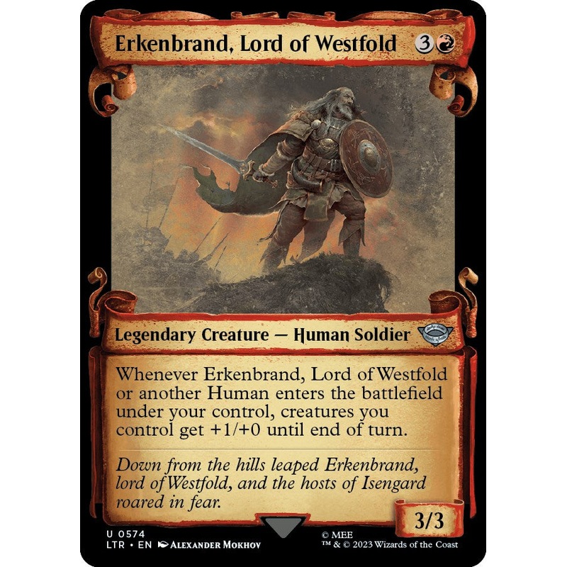 Erkenbrand, Lord of Westfold (Showcase Scrolls) [LTR - 574]