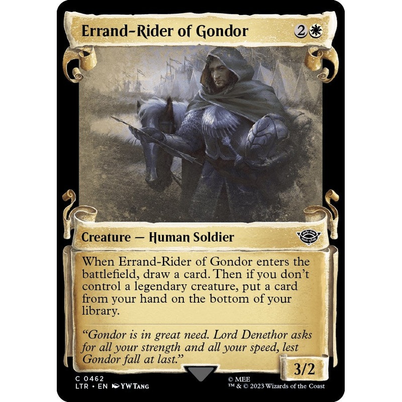 Errand-Rider of Gondor (Showcase Scrolls) [LTR - 462]