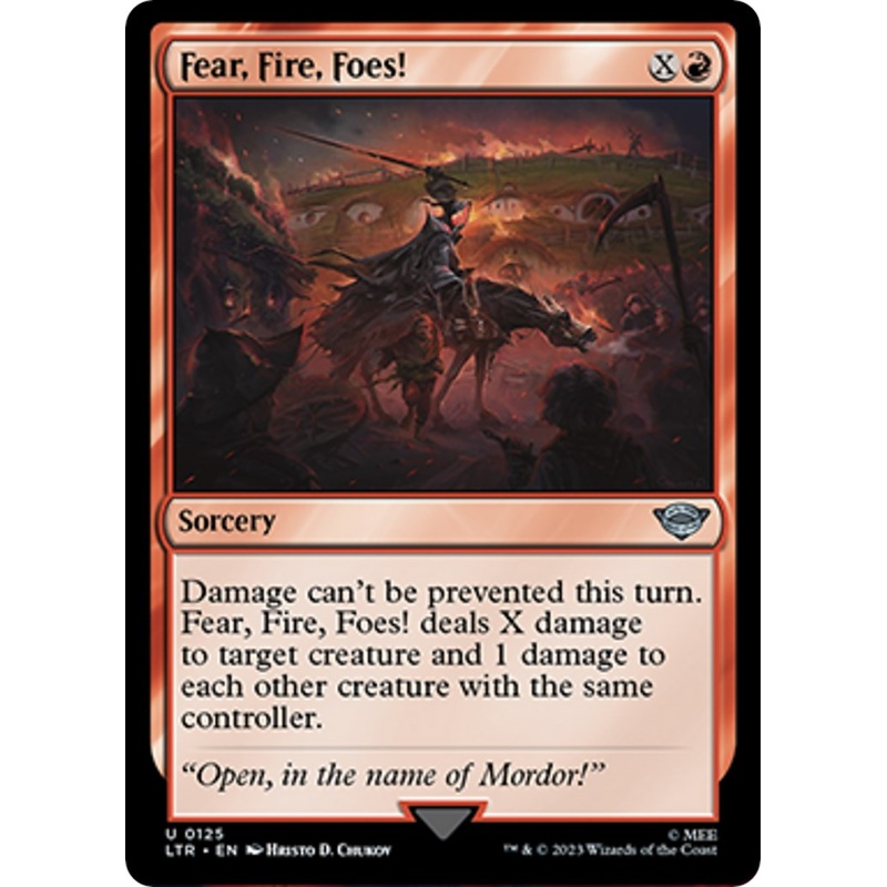 Fear, Fire, Foes! [LTR - 125]