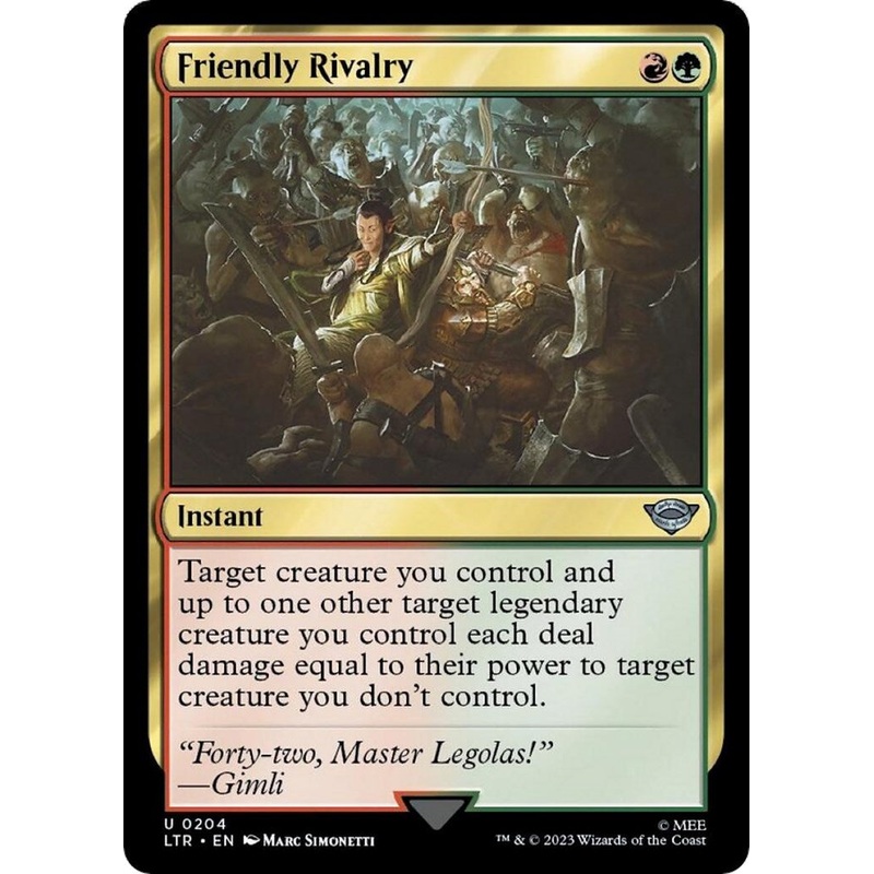 Friendly Rivalry [LTR - 204]