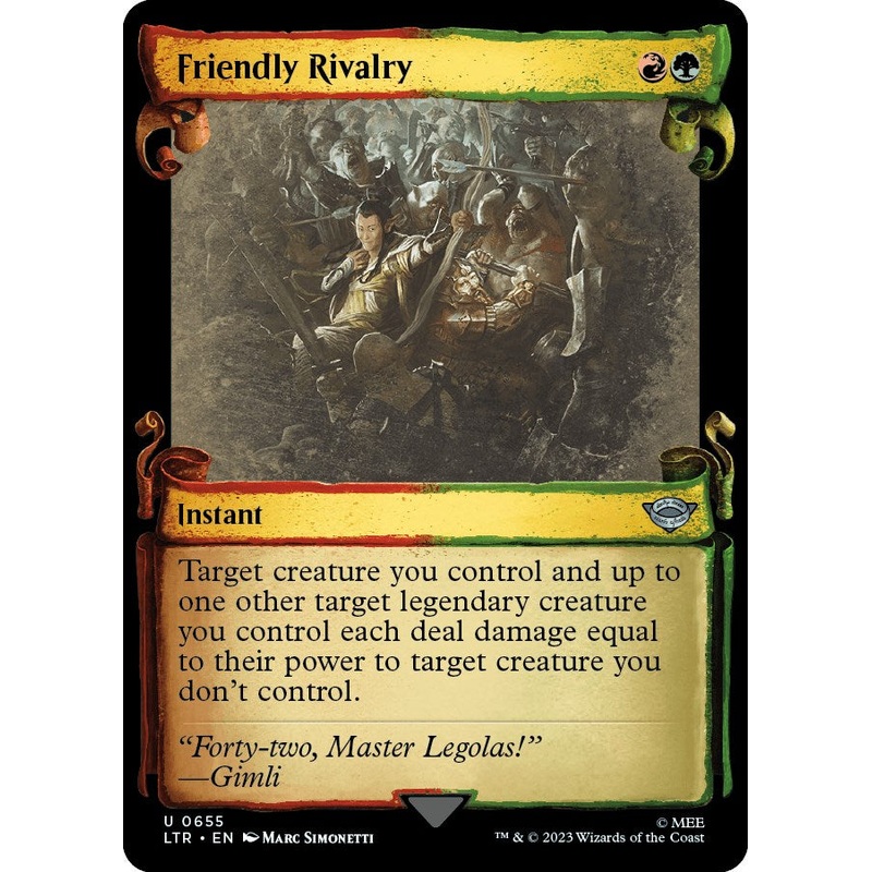 Friendly Rivalry (Showcase Scrolls) [LTR - 655]