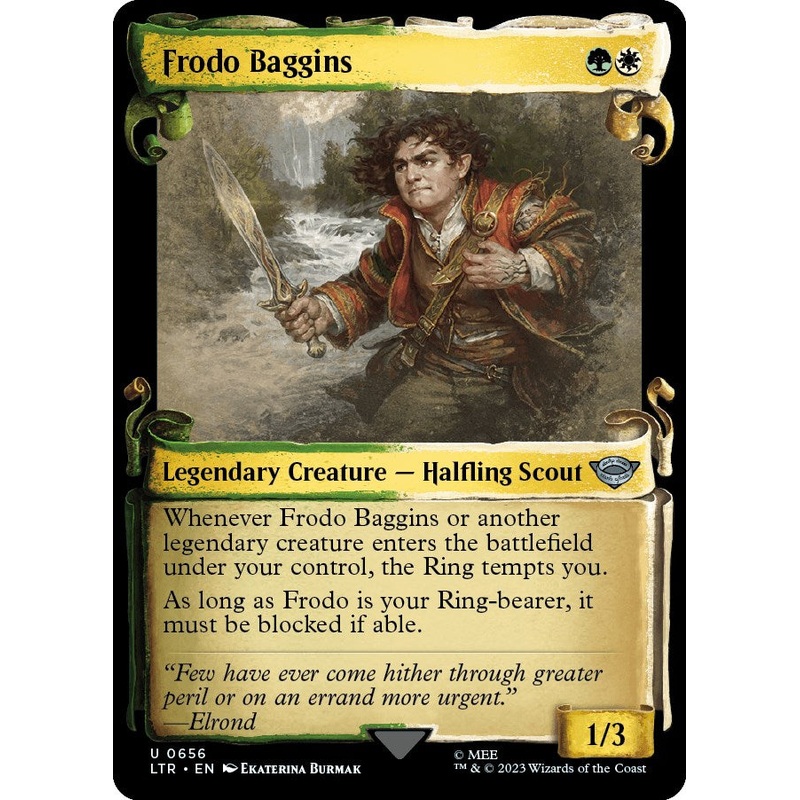 Frodo Baggins (Showcase Scrolls) [LTR - 656]