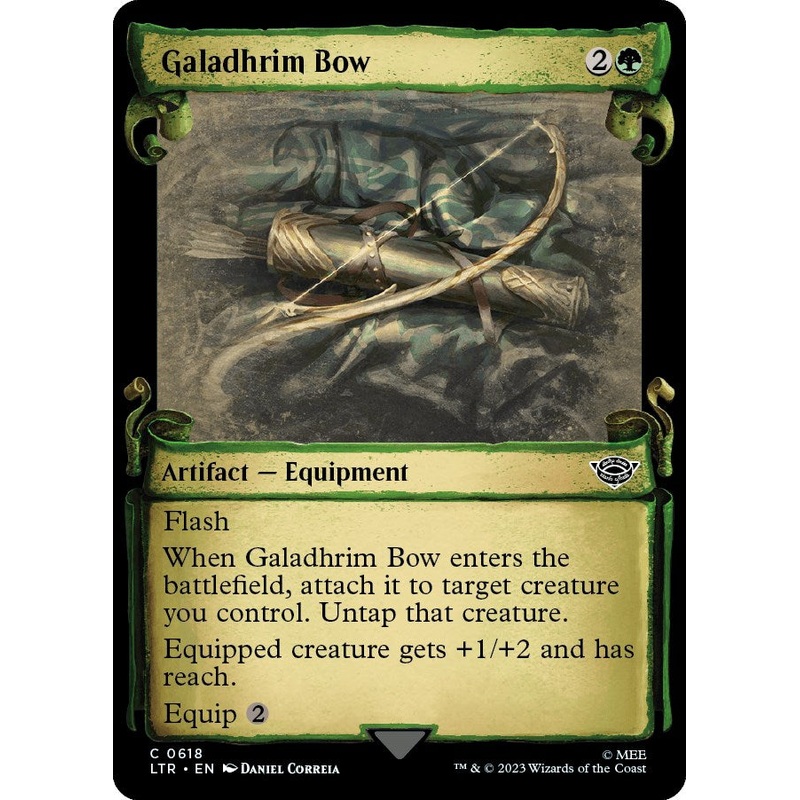 Galadhrim Bow (Showcase Scrolls) [LTR - 618]