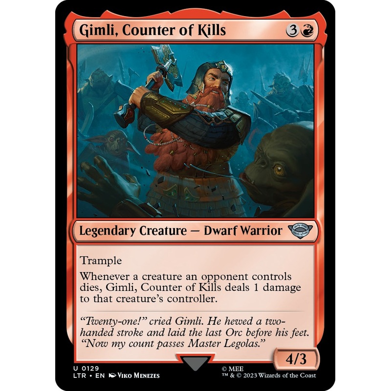 Gimli, Counter of Kills [LTR - 129]