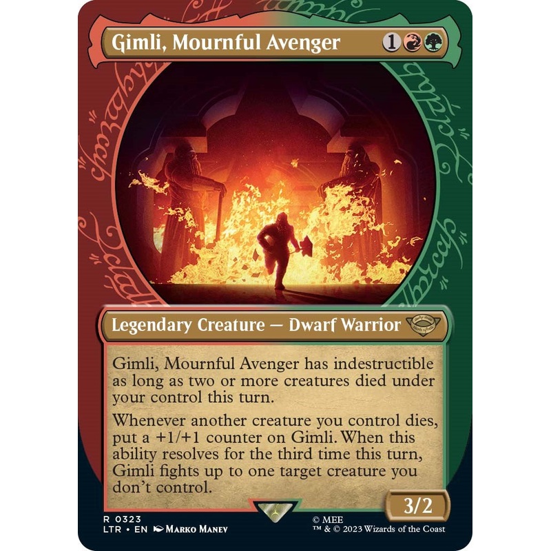 Gimli, Mournful Avenger (Showcase) [LTR - 323]