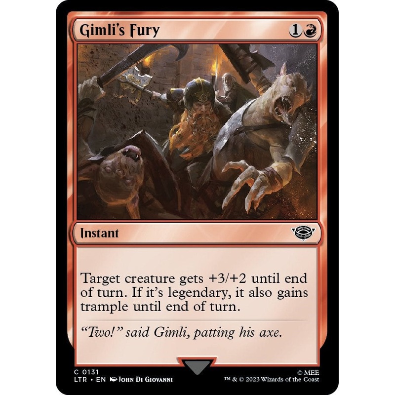 Gimli's Fury [LTR - 131]