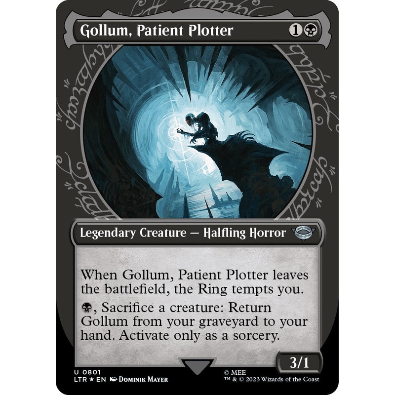 Gollum, Patient Plotter (Showcase) (Surge Foil) [LTR - 801]