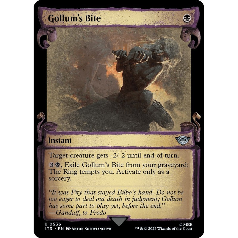 Gollum's Bite (Showcase Scrolls) [LTR - 536]