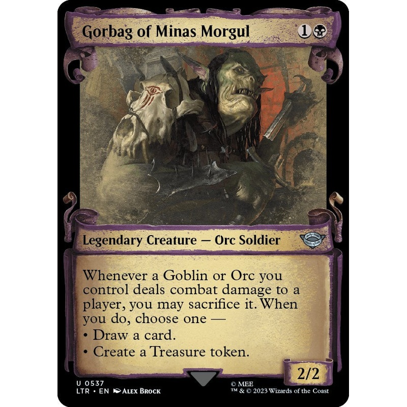 Gorbag of Minas Morgul (Showcase Scrolls) [LTR - 537]