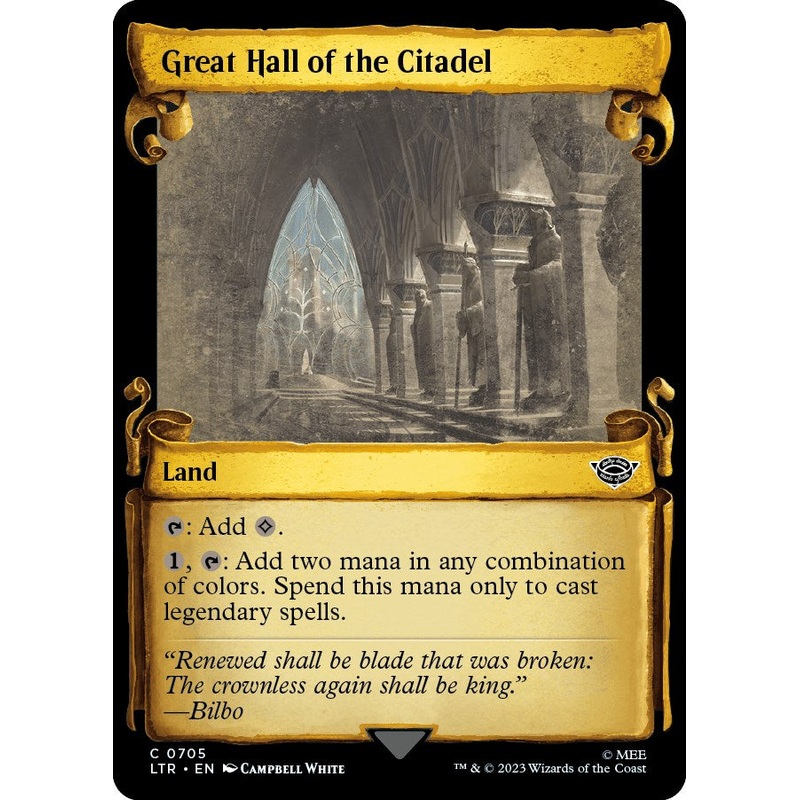 Great Hall of the Citadel (Showcase Scrolls) [LTR - 705]