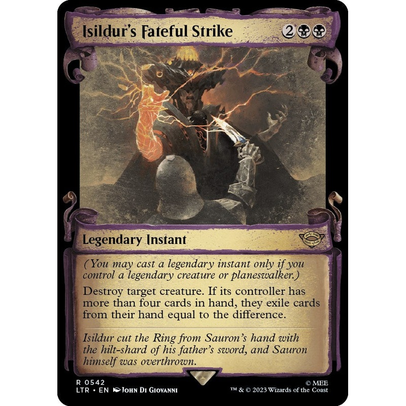 Isildur's Fateful Strike (Showcase Scrolls) [LTR - 542]