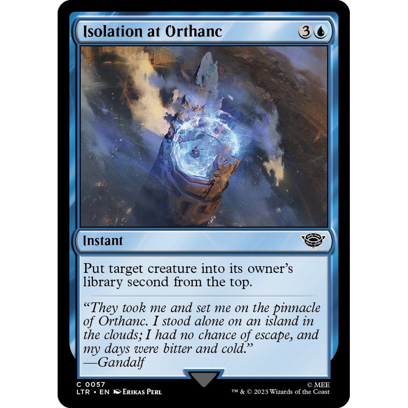 Isolation at Orthanc [LTR - 57]