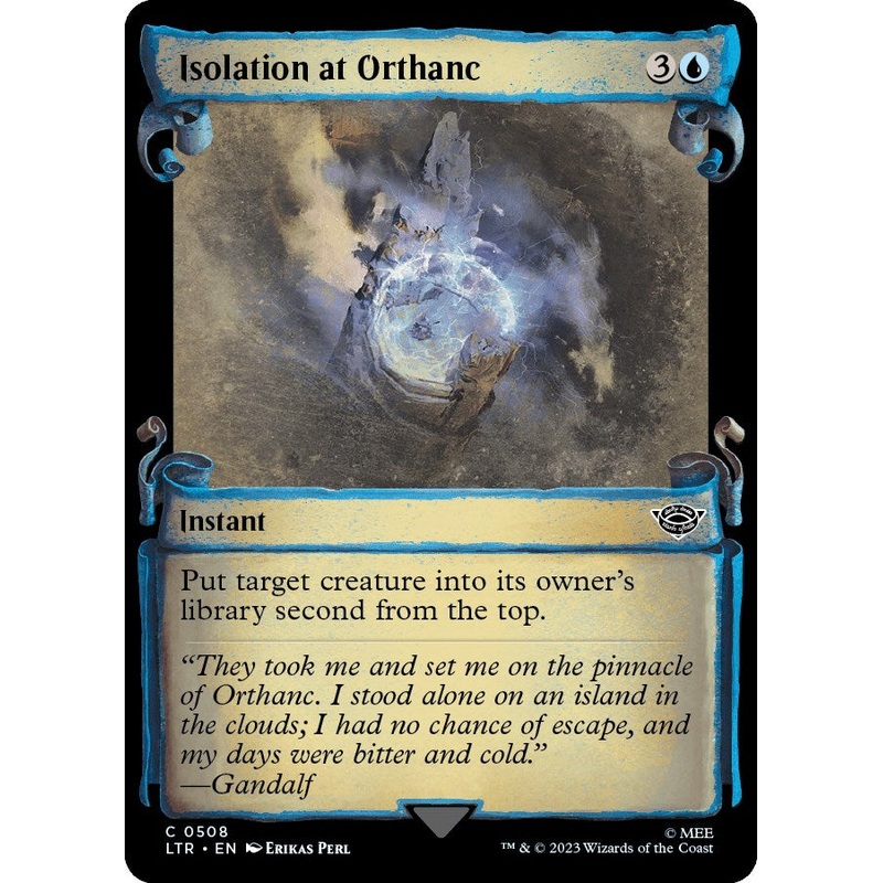 Isolation at Orthanc (Showcase Scrolls) [LTR - 508]
