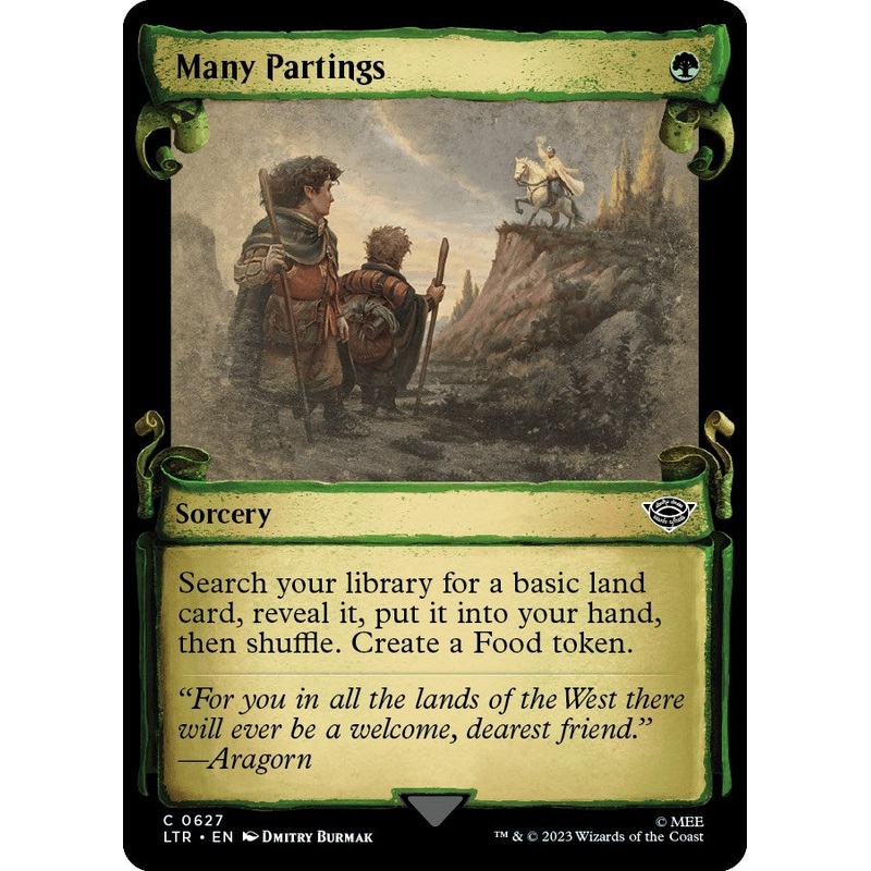 Many Partings (Showcase Scrolls) [LTR - 627]