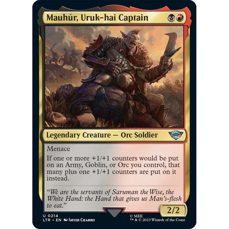 Mauhur, Uruk-hai Captain [LTR - 214]