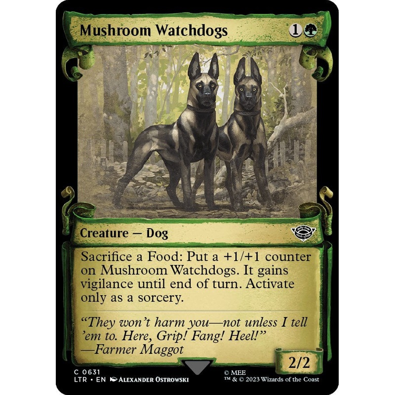 Mushroom Watchdogs (Showcase Scrolls) [LTR - 631]