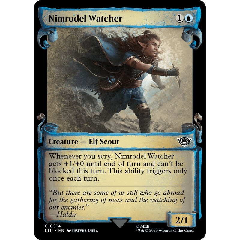Nimrodel Watcher (Showcase Scrolls) [LTR - 514]