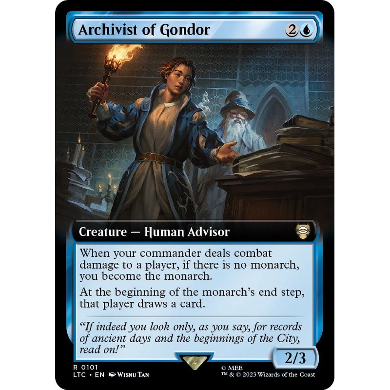 Archivist of Gondor (Extended Art) [LTC - 101]
