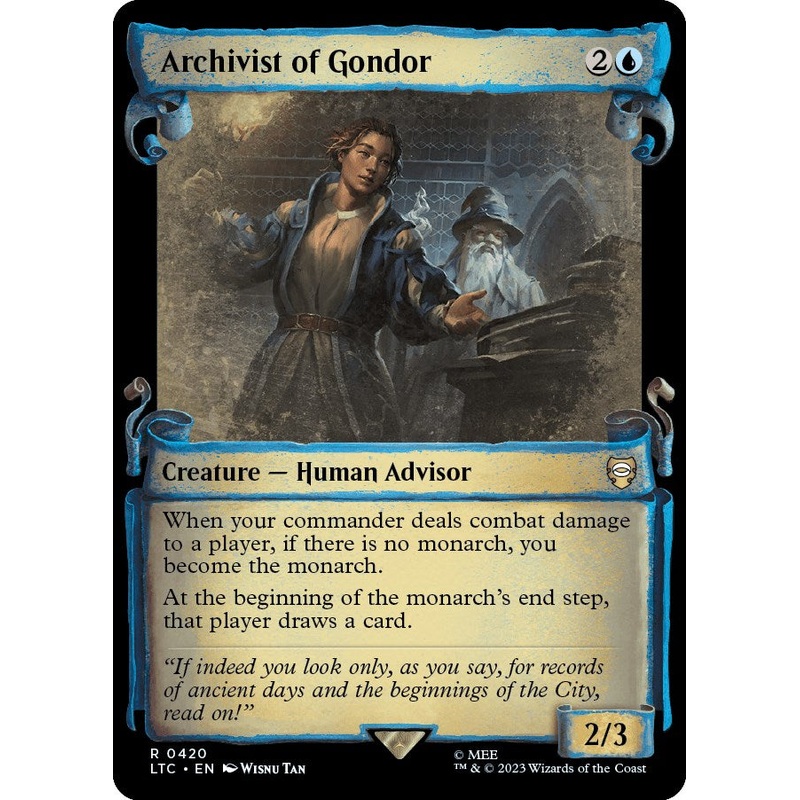 Archivist of Gondor (Showcase Scrolls) [LTC - 420]