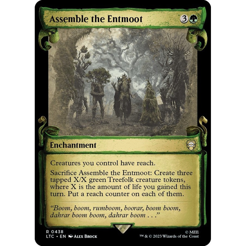 Assemble the Entmoot (Showcase Scrolls) [LTC - 438]