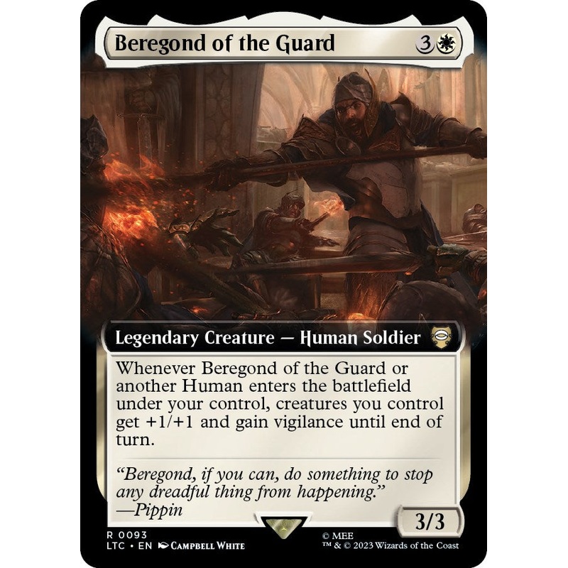 Beregond of the Guard (Extended Art) [LTC - 93]