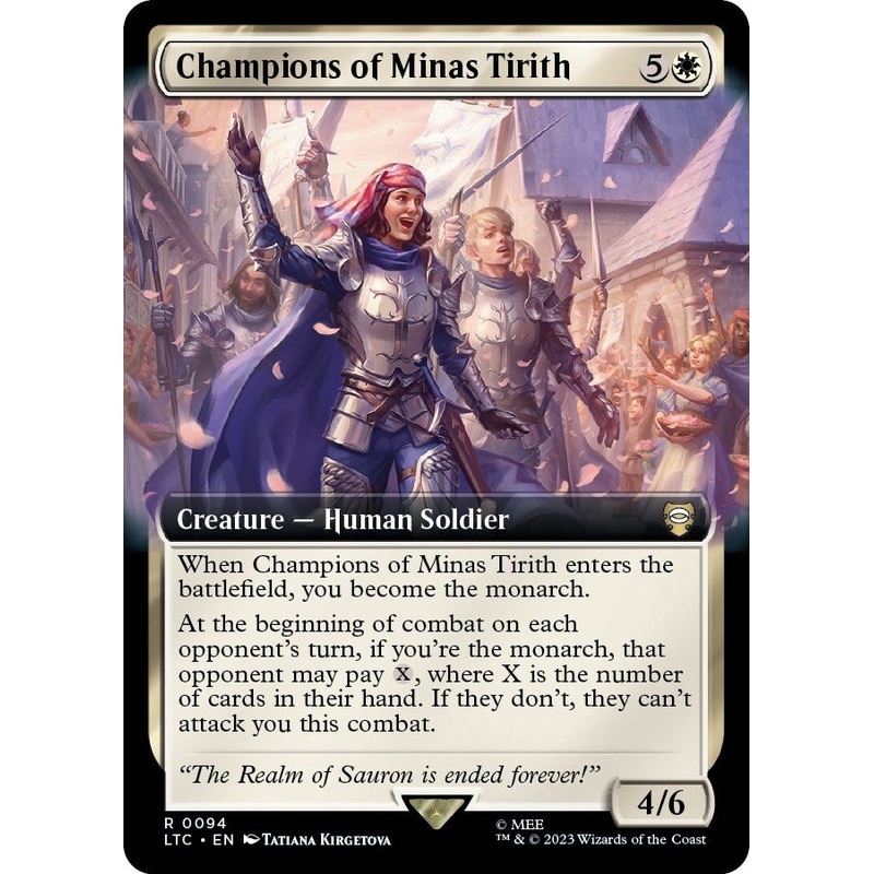 Champions of Minas Tirith (Extended Art) [LTC - 94]