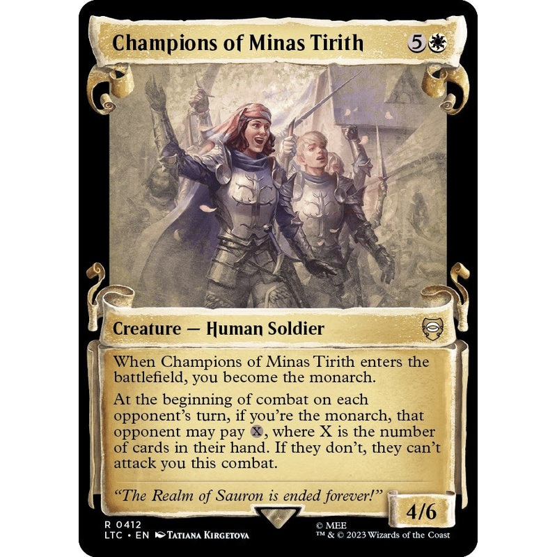 Champions of Minas Tirith (Showcase Scrolls) [LTC - 412]