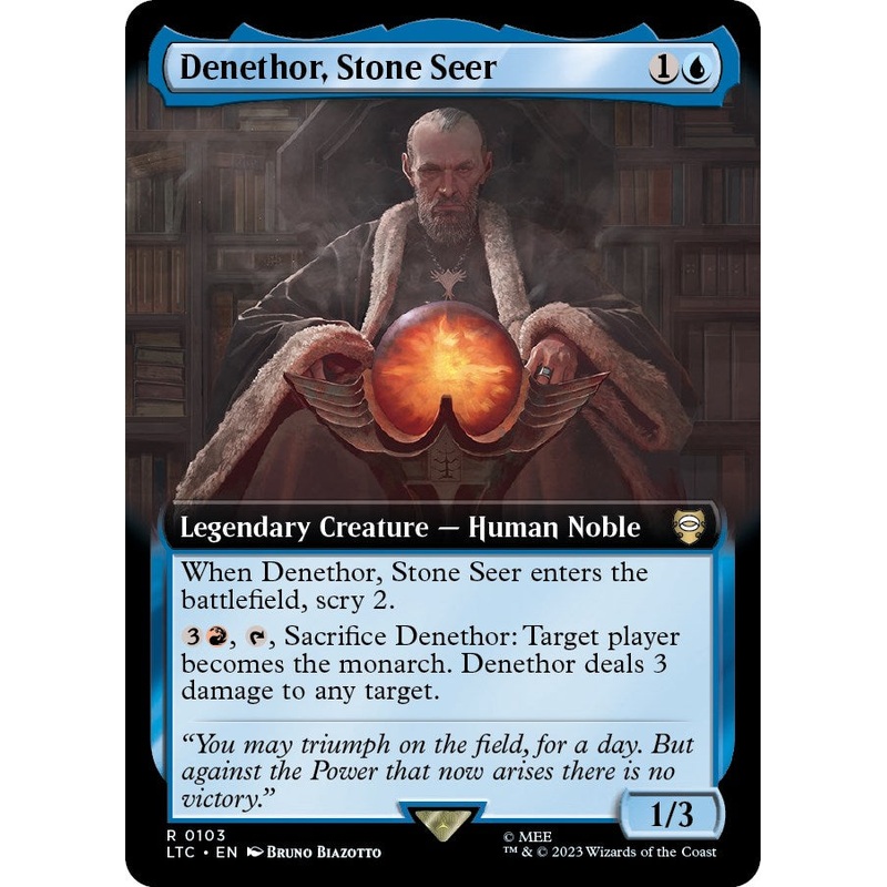 Denethor, Stone Seer (Extended Art) [LTC - 103]