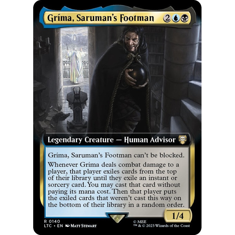 Grima, Saruman's Footman (Extended Art) [LTC - 140]