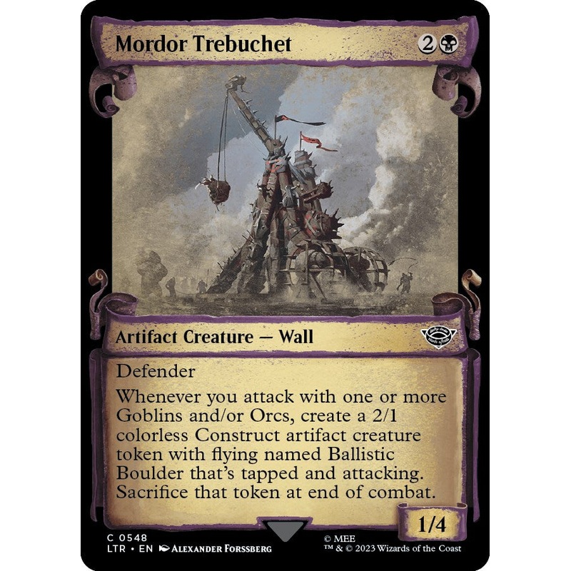 Mordor Trebuchet (Showcase Scrolls) [LTR - 548]