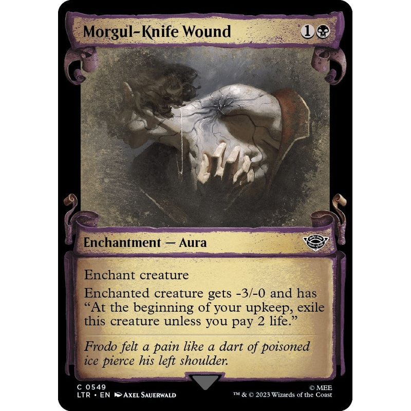 Morgul-Knife Wound (Showcase Scrolls) [LTR - 549]