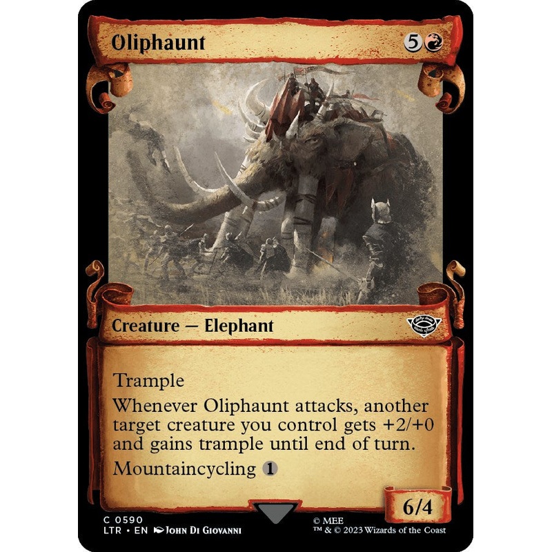 Oliphaunt (Showcase Scrolls) [LTR - 590]