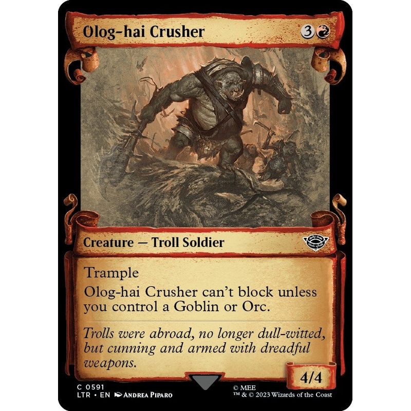 Olog-Hai Crusher (Showcase Scrolls) [LTR - 591]